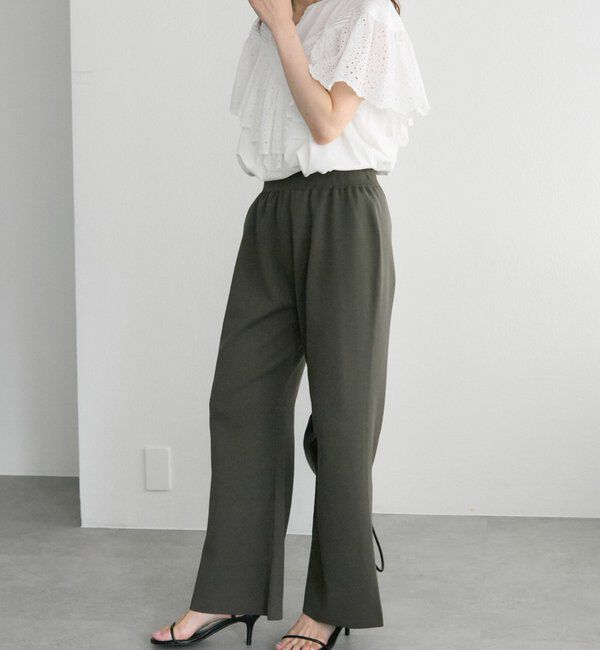  「スポンディッシュニットフレアパンツ」|その他|