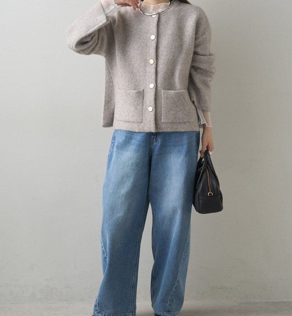  「【リバイバル】ドットチュールドッキングレイヤードカットソー」|プルオーバー|