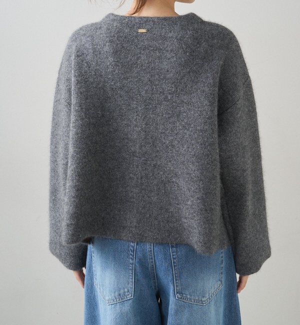  「Wフェイスニットノーカラージャケット」|テーラードジャケット|