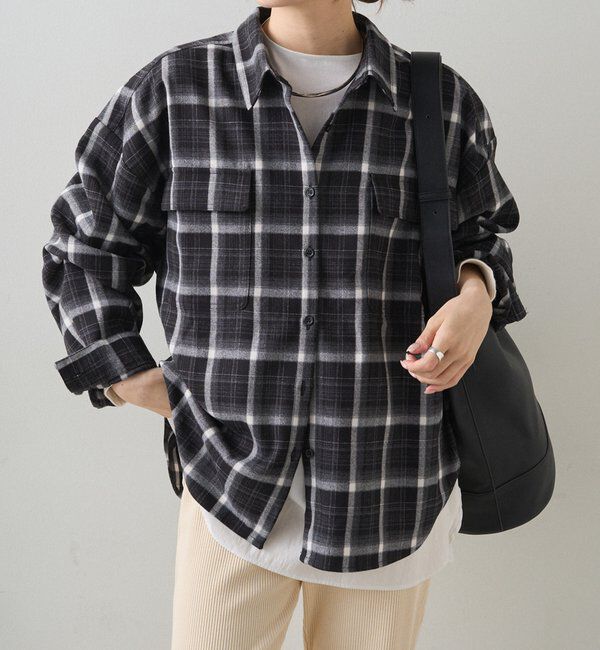  「オンブレチェックシャツ」|シャツ・ブラウス|