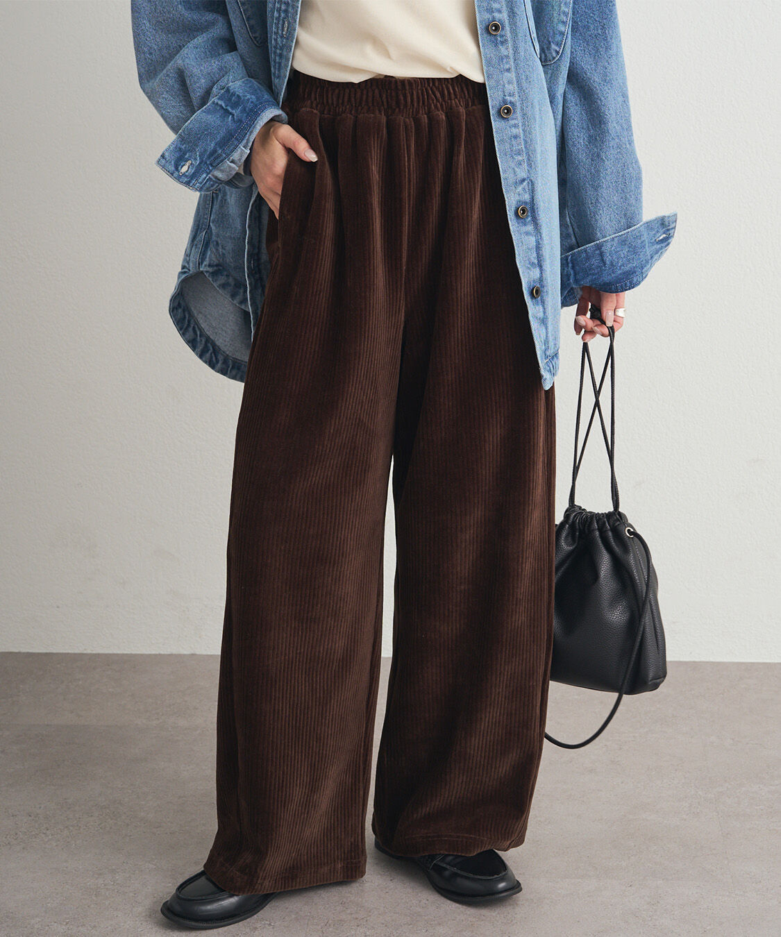  「ストレッチコールイージーパンツ」|その他|