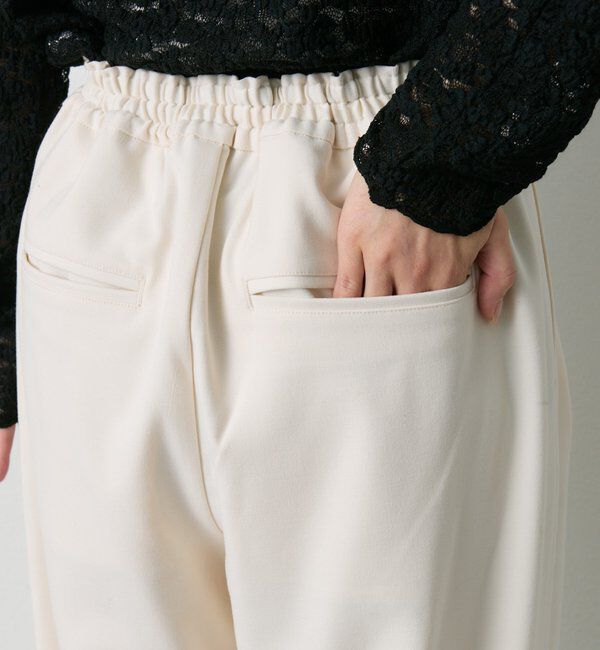  「ウール混ウエストゴムツータックパンツ」|その他|