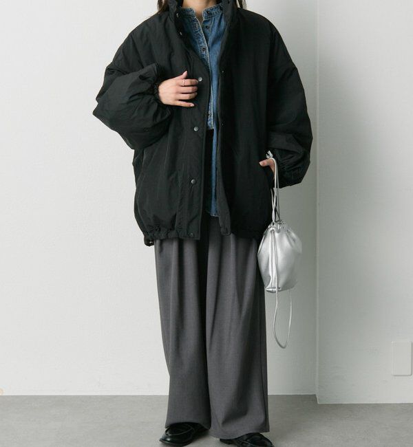  「ウール混ウエストゴムツータックパンツ」|その他|