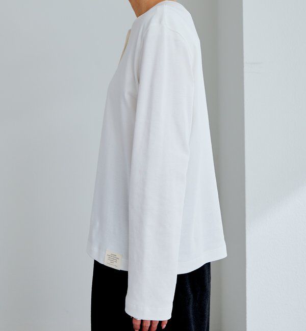  「スムース起毛2WAYヘンリーネックカットソー」|プルオーバー|