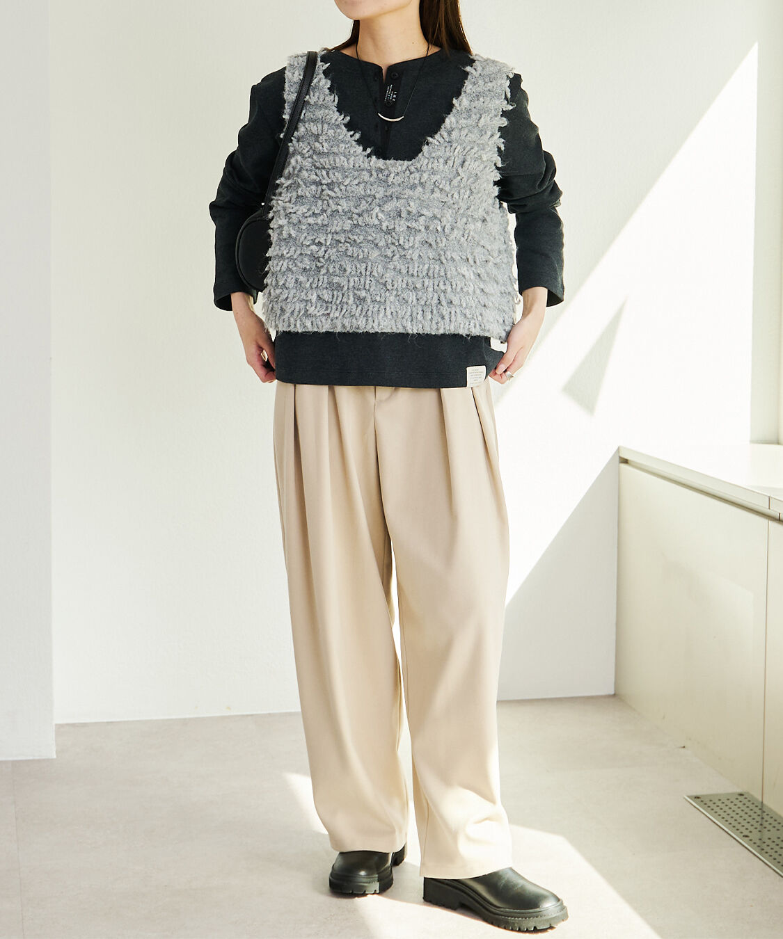  「ループフリンジニットビスチェ」|ニット・セーター|