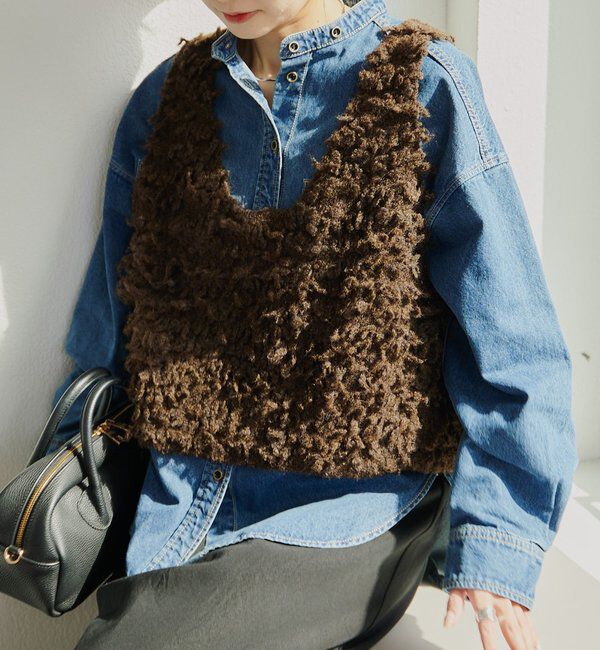  「ループフリンジニットビスチェ」|ニット・セーター|