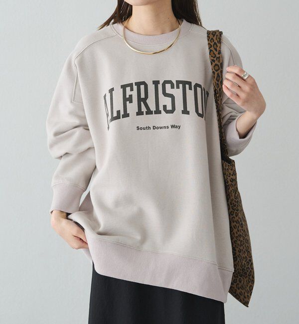  「ロゴプリント裏起毛スウェットプルオーバー」|プルオーバー|