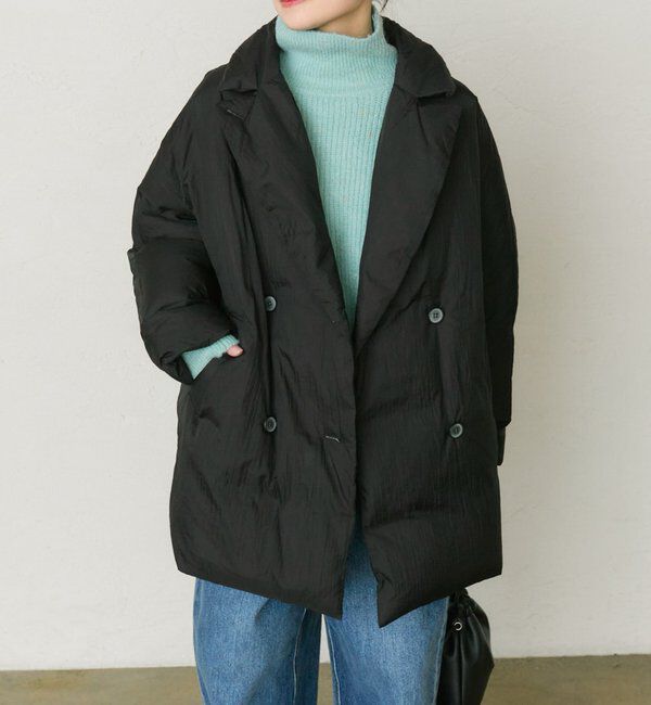  「リサイクルダウンテーラードコート」|ダッフルコート|