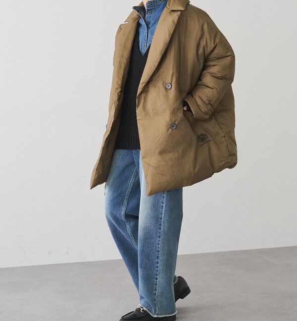  「リサイクルダウンテーラードコート」|ダッフルコート|