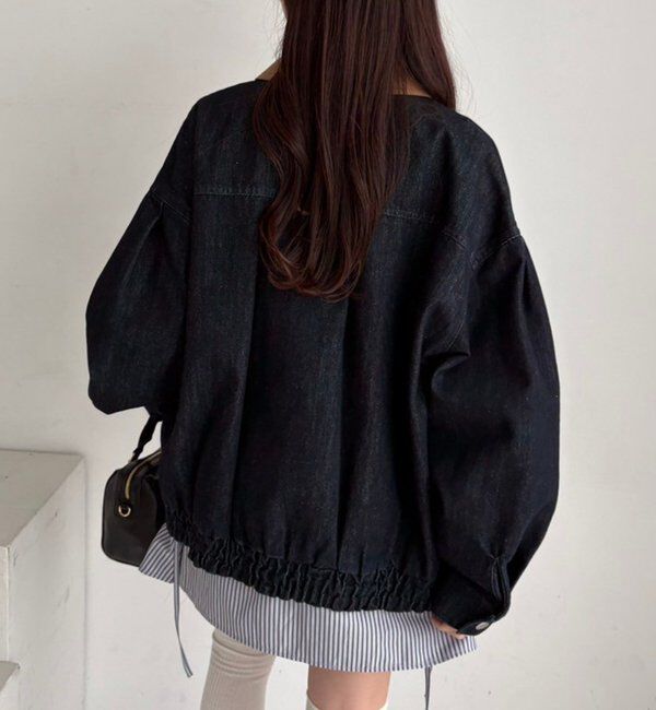  「【WEB限定】セットアップ対応/パイピングジャケット」|ダウンベスト・ベスト|