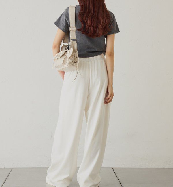  「セットアップ対応／裾ビジューカットパンツ」|その他|