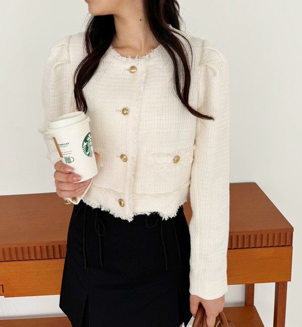  「【リバイバル】ツイードジャケット/WEB限定」|ダッフルコート|