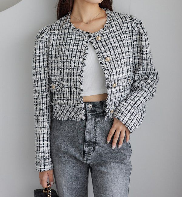  「【リバイバル】ツイードジャケット/WEB限定」|ダッフルコート|