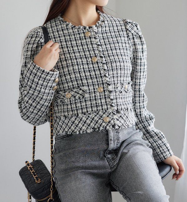  「【リバイバル】ツイードジャケット/WEB限定」|ダッフルコート|