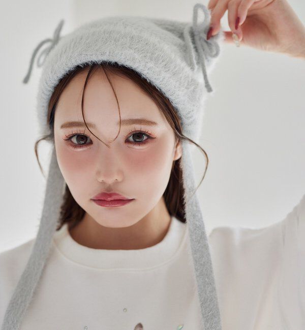  「シャギー猫耳ビーニー」|その他|