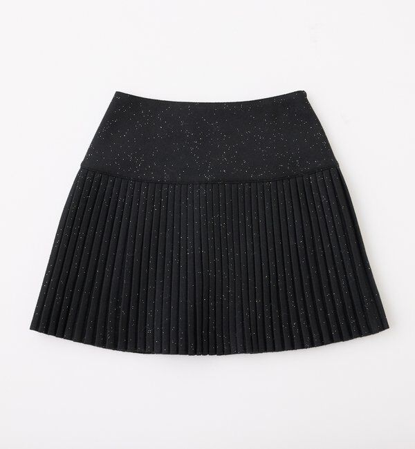  「細プリーツラメ混スカート」|スカート|