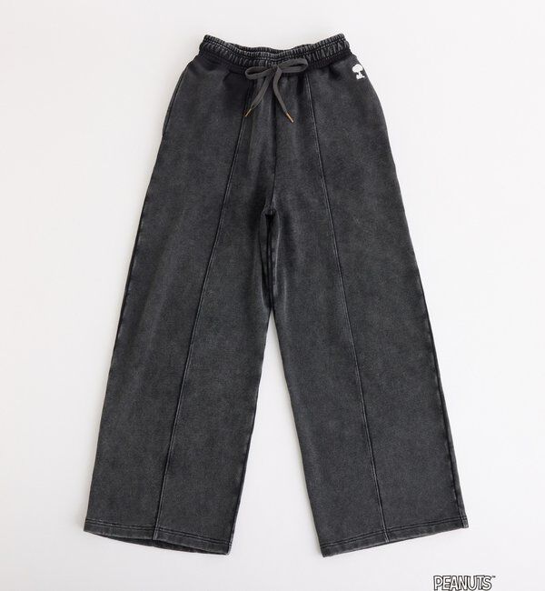  「【PEANUTSコラボ】スヌーピー刺繍入りスウェットパンツ」|その他|