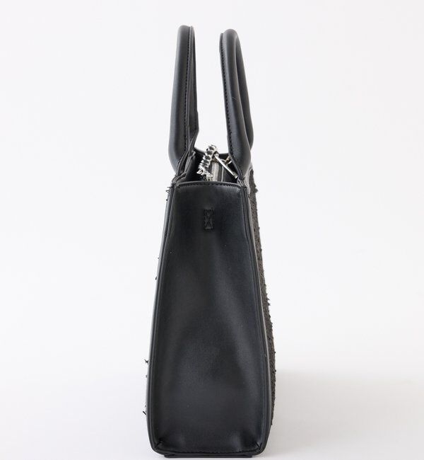  「ビジューロゴツイードミニトート」|ショルダー・メッセンジャー|