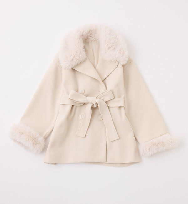  「3WAY衿袖ファーミドルコート」|その他|