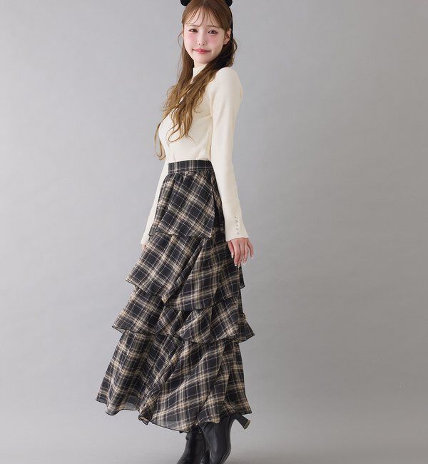  「袖ボタンプチハイニット」|ニット・セーター|