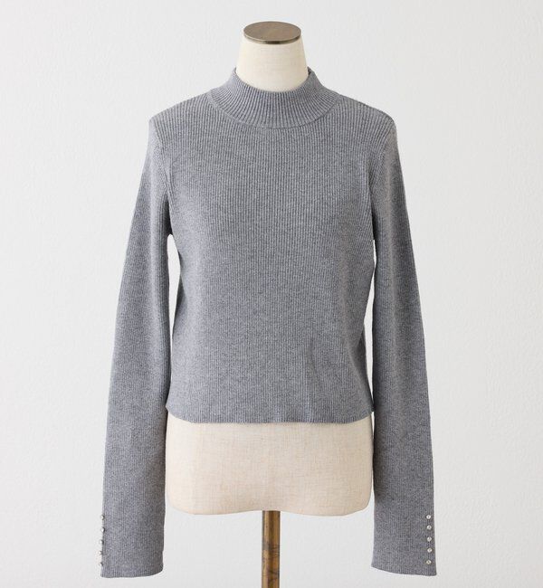  「袖ボタンプチハイニット」|ニット・セーター|