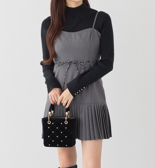  「袖ボタンプチハイニット」|ニット・セーター|