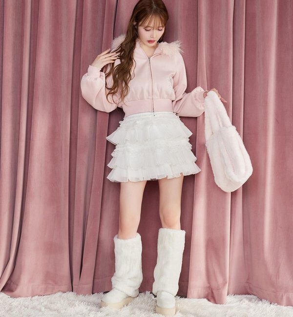  「【マイメロディ／クロミコラボ】チャーム付きファーミニトートバッグ」|ショルダー・メッセンジャー|