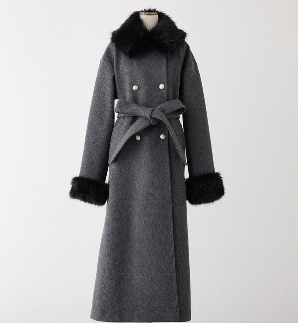 「ファー付マルチロングコート」|その他|