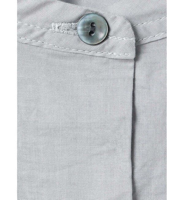 mizuiro ind「mizuiro ind バックギャザーワイドシャツ」|シャツ・ブラウス|