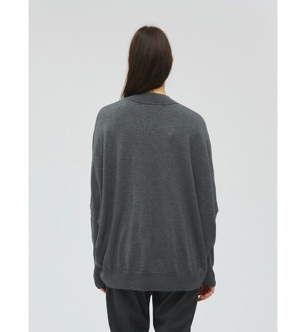 mizuiro ind「mizuiro ind コクーンリブスリーブプルオーバー」|ニット・セーター|