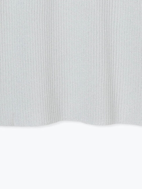 Lugnoncure「ラメ混クルーネックリブニット」|ニット・セーター|