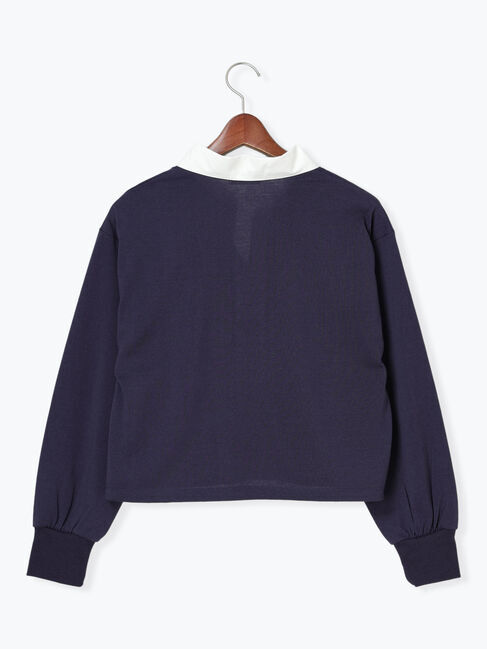 Te chichi TERRASSE「フラワー刺繍ラガーシャツ《2025spring catalog item》」|Tシャツ・カットソー|