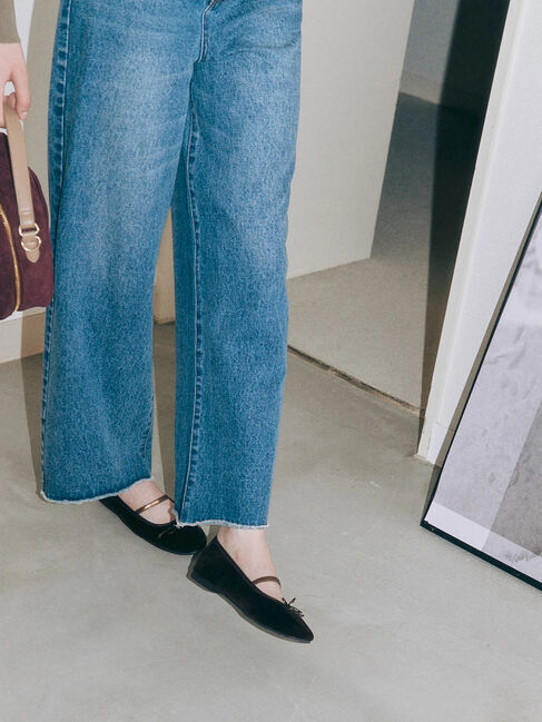 Lugnoncure「カットオフストレートデニムパンツ《2025autumn catalog item》」|その他|