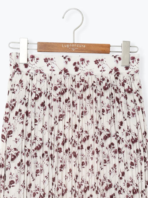 Lugnoncure「花柄クリンクルギャザースカート《2025autumn catalog item》」|スカート|