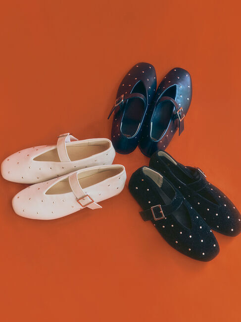 Te chichi TERRASSE「スタッズバレエシューズ《2025autumn catalog item》」|その他|