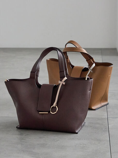 Te chichi「フラップミニトートバッグ」|その他|ブラウン