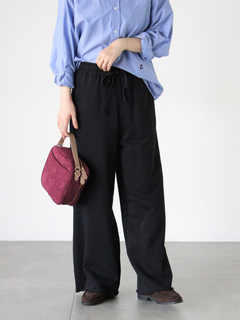 Lugnoncure「スウェットワイドパンツ《2025autumn catalog item》」|その他|ブラック