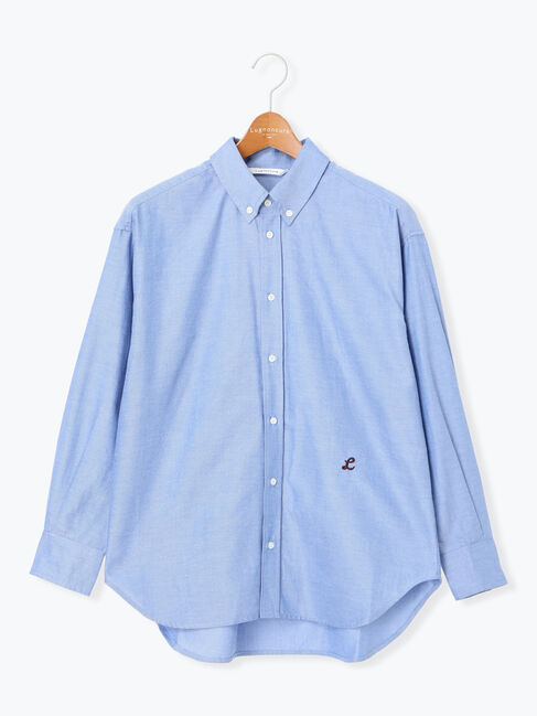 Lugnoncure「刺繍入りアソートオックスフォードシャツ《2025autumn catalog item》」|シャツ・ブラウス|