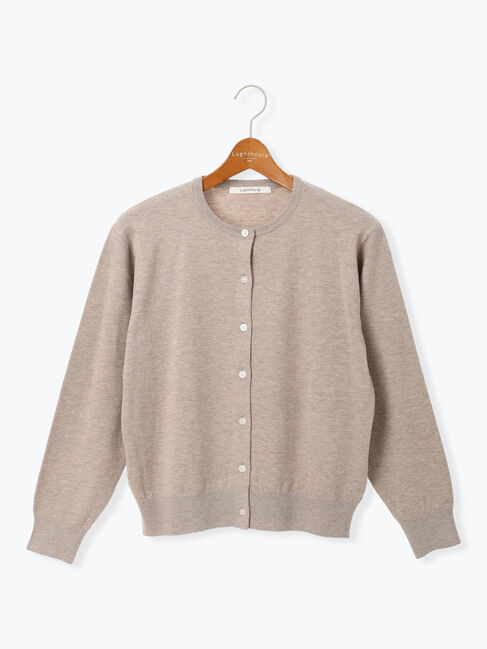 Lugnoncure「もちもちクルーネックカーディガン」|カーディガン|