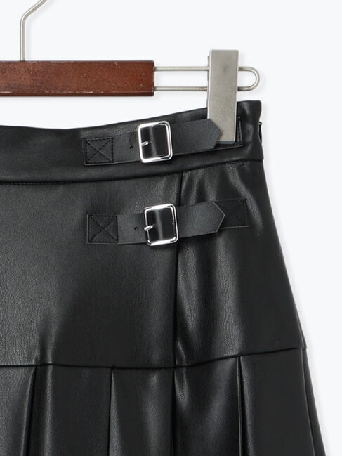 Te chichi「レザータックプリーツスカート」|スカート|
