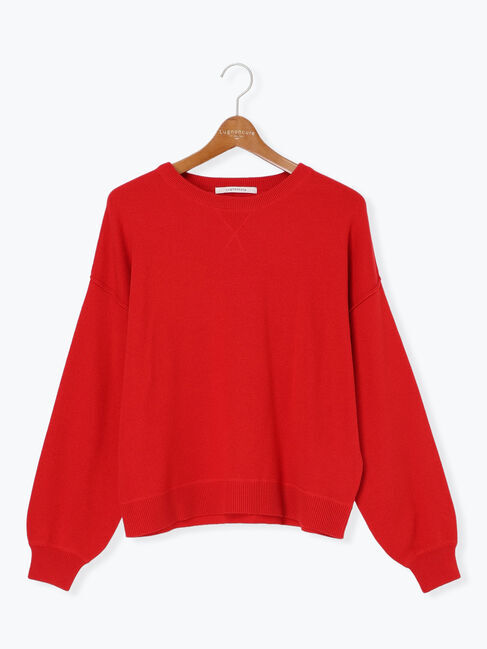 Lugnoncure「スウェットライククルーネックニット」|ニット・セーター|