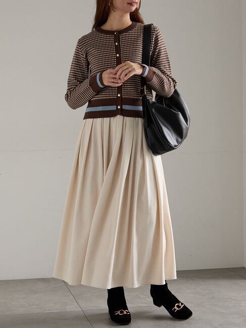 Te chichi「バイカラークラシカルカーディガン」|カーディガン|