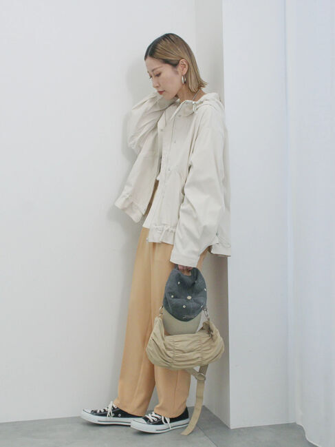 Samansa Mos2 blue「【イージーケア・吸水速乾】マルチスタイルテーパードパンツ」|その他|