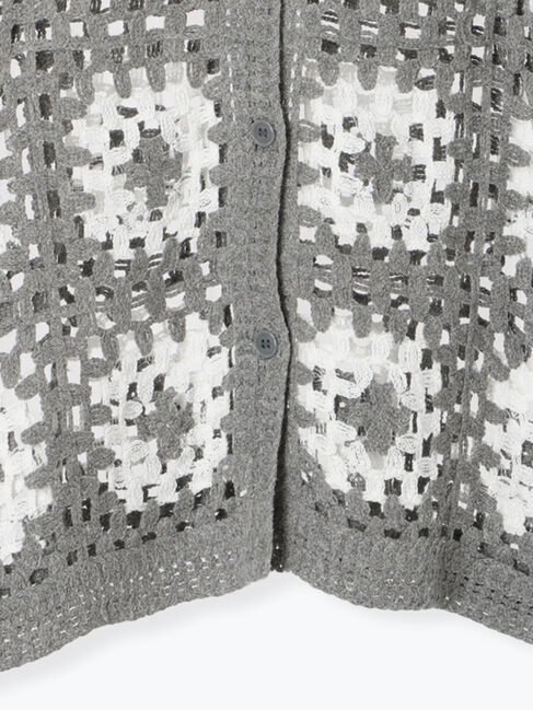 SM2「マシンクロシェニットシャツ」|カーディガン|