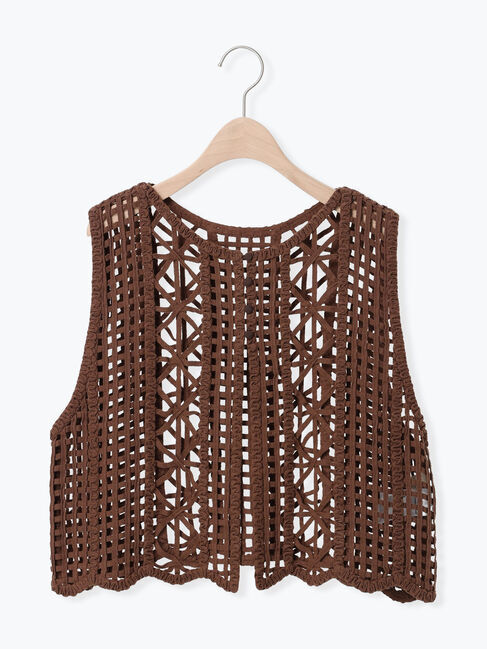 Samansa Mos2「テープベスト」|ダウンベスト・ベスト|