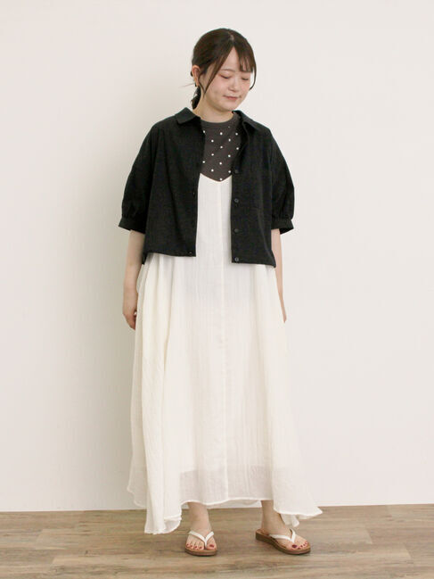 Samansa Mos2「ショート丈シャツ」|シャツ・ブラウス|