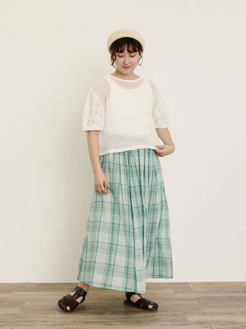 Samansa Mos2「前後2WAYメッシュレースカーディガン」|カーディガン|