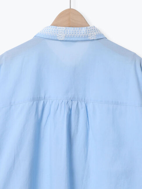 SM2「スクエア刺繍袖タックシャツ」|シャツ・ブラウス|