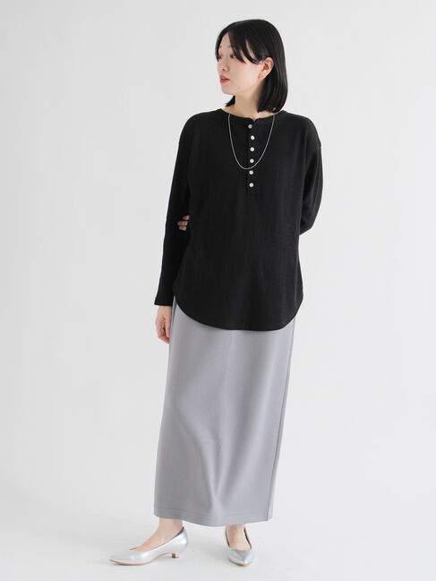 sm2rhythm「前後2wayヘンリーネックプルオーバー」|Tシャツ・カットソー|