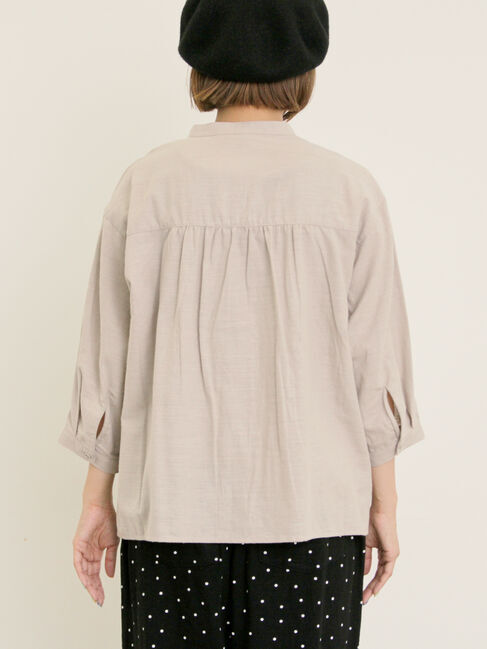 Samansa Mos2「フリルアシンメトリーブラウス」|シャツ・ブラウス|